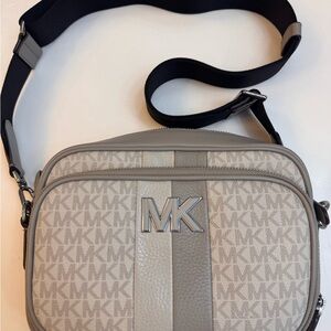 Michael Kors Black and Cream Belt Bag
